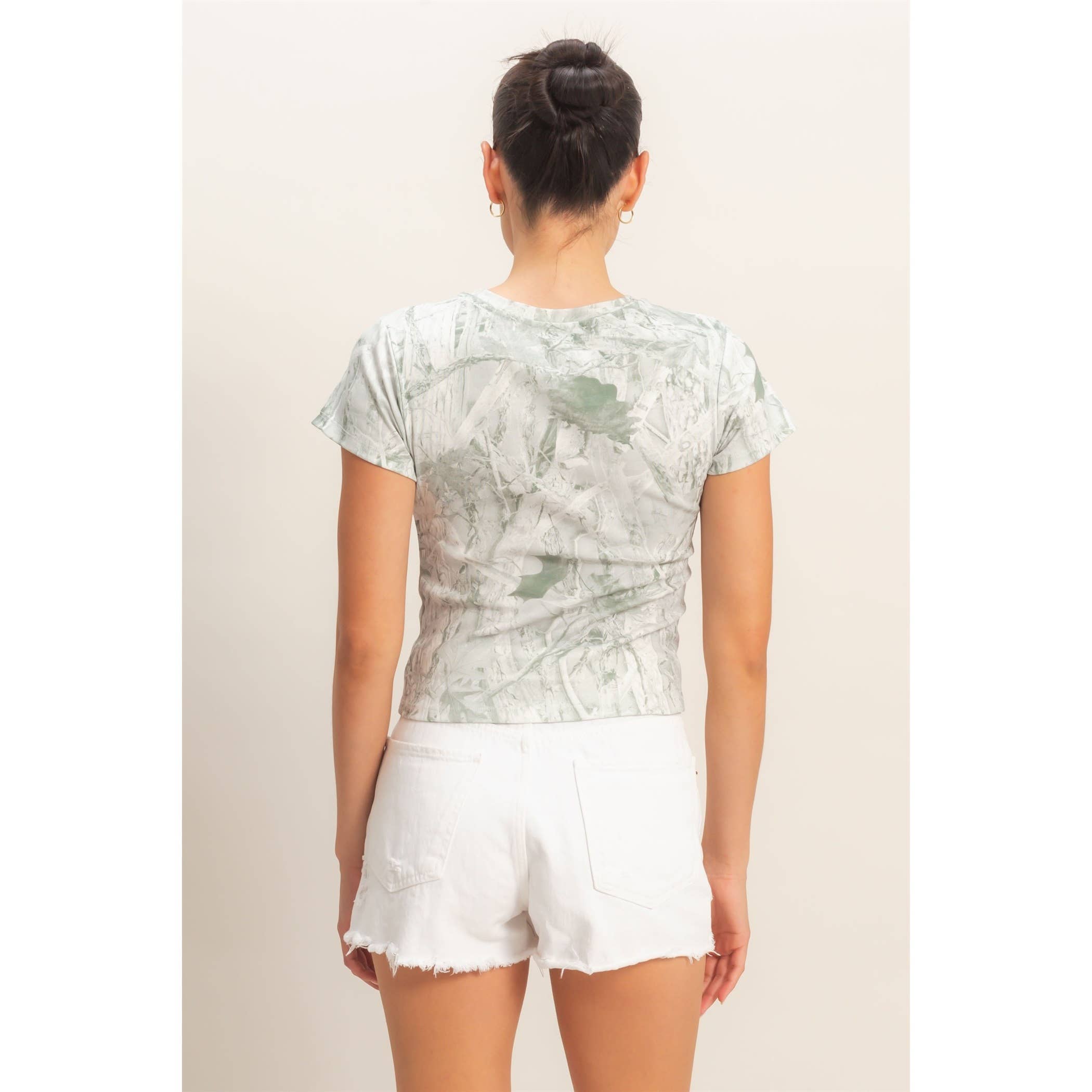 Fitted Crew Neck T-Shirt