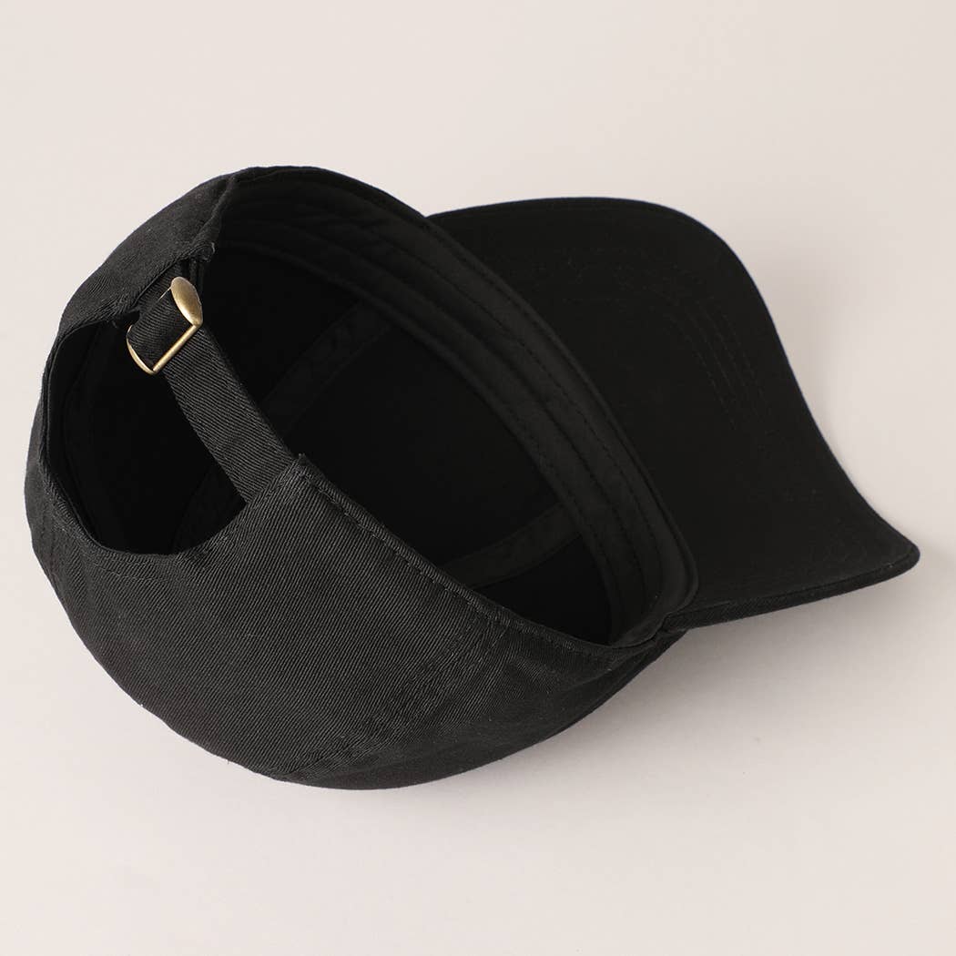 USA Letter Rhinestone Patch Baseball Cap
