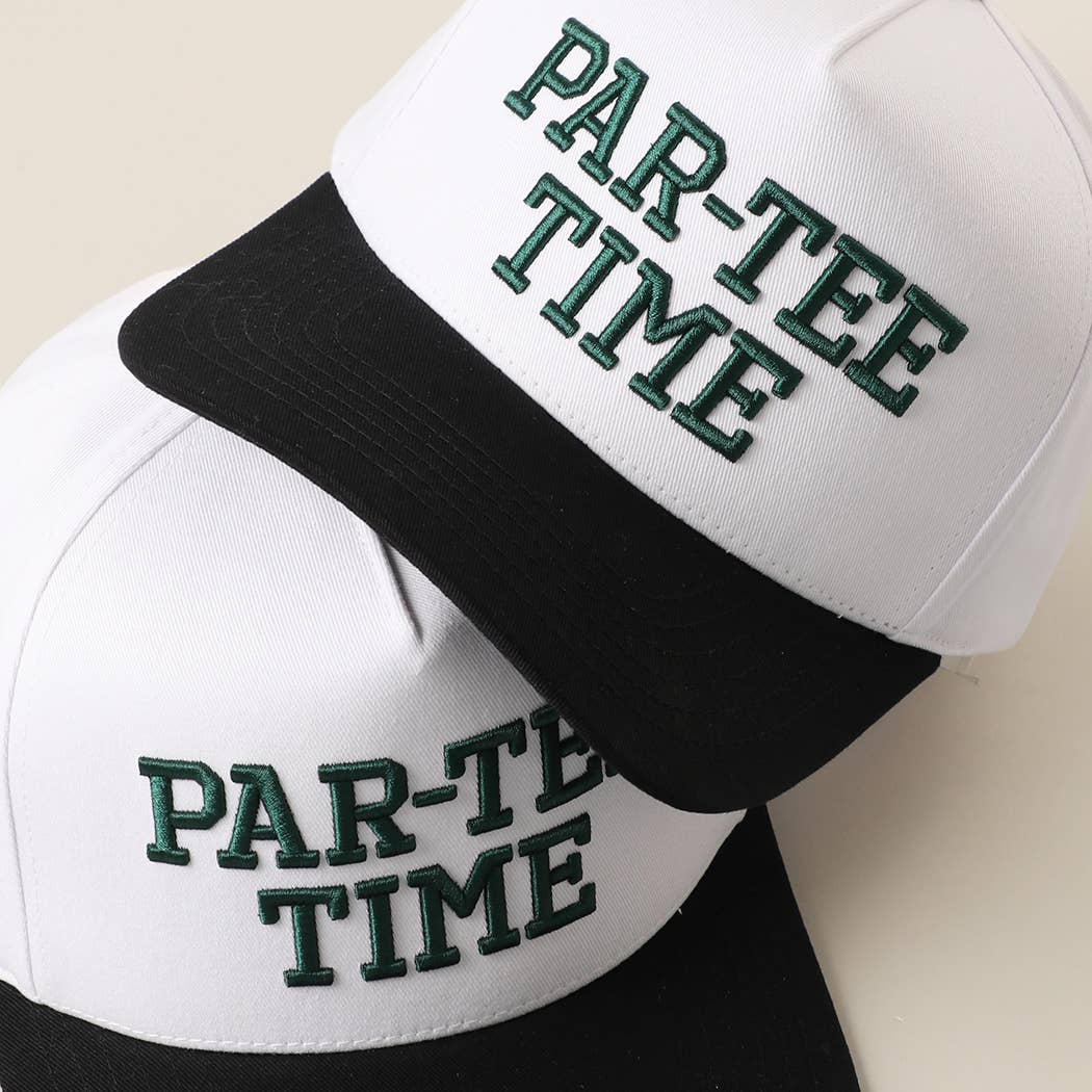 PAR-TEE TIME 3D Embroidered Trucker Hat