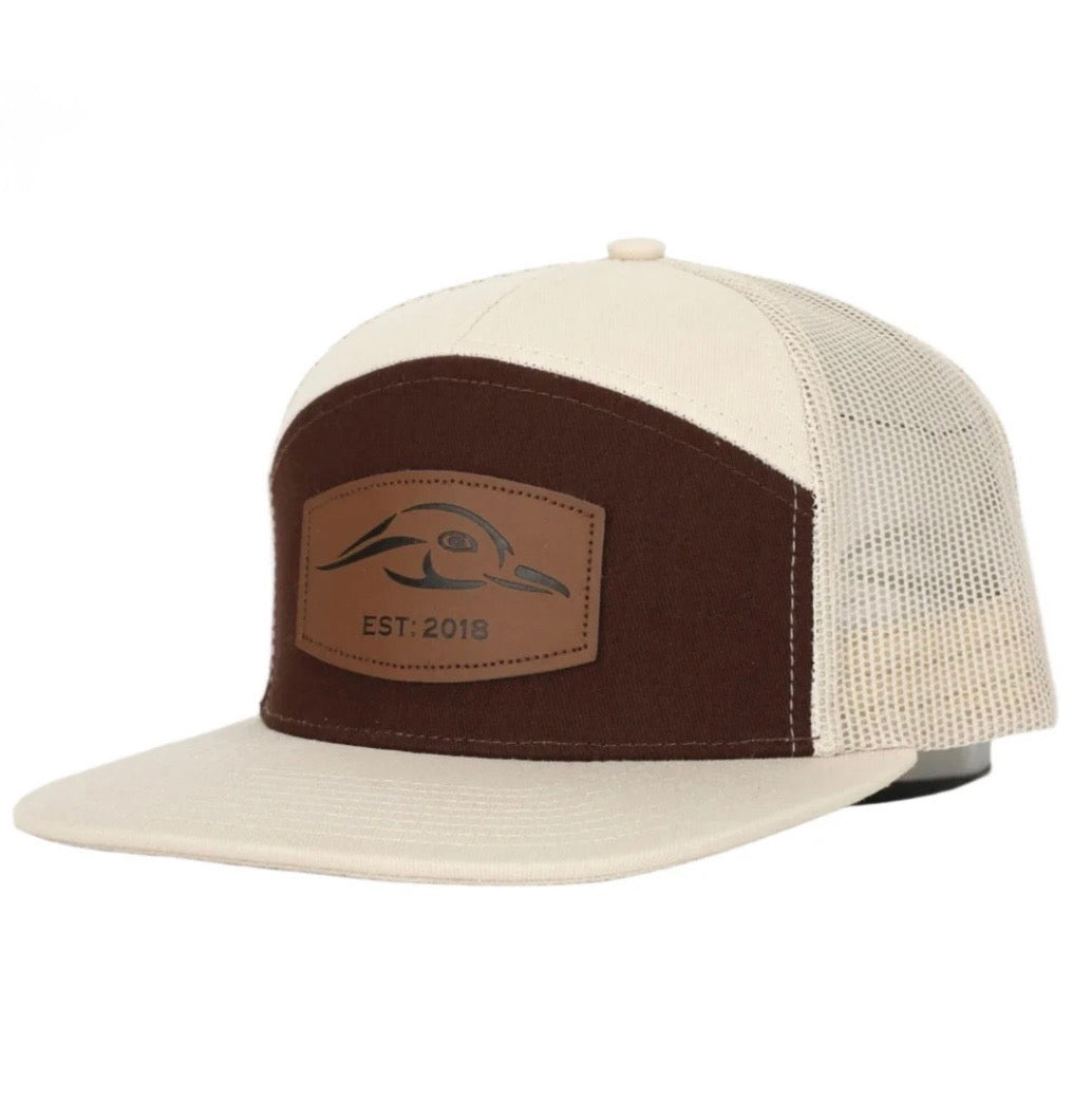 AFW Leather Patch 7 Panel Hat
