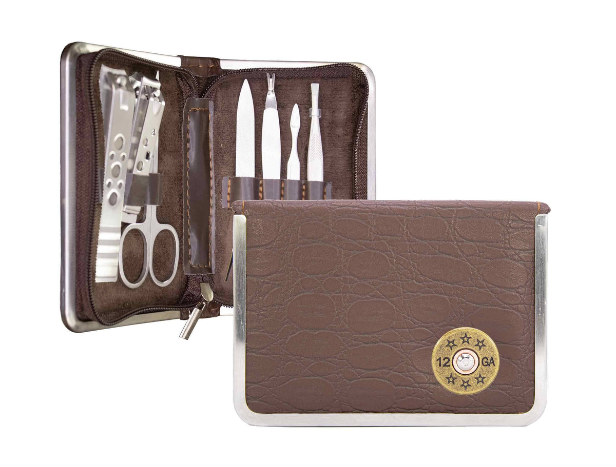 Shotgun Shell Manicure Grooming Set.