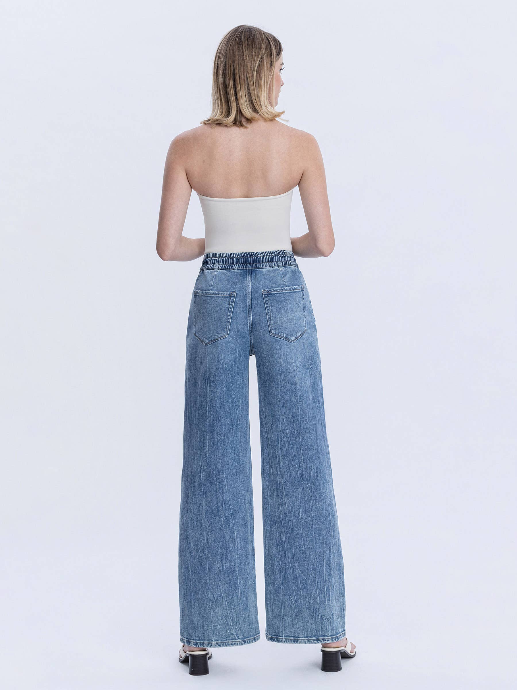 Super high Rise Wide Leg Jeans