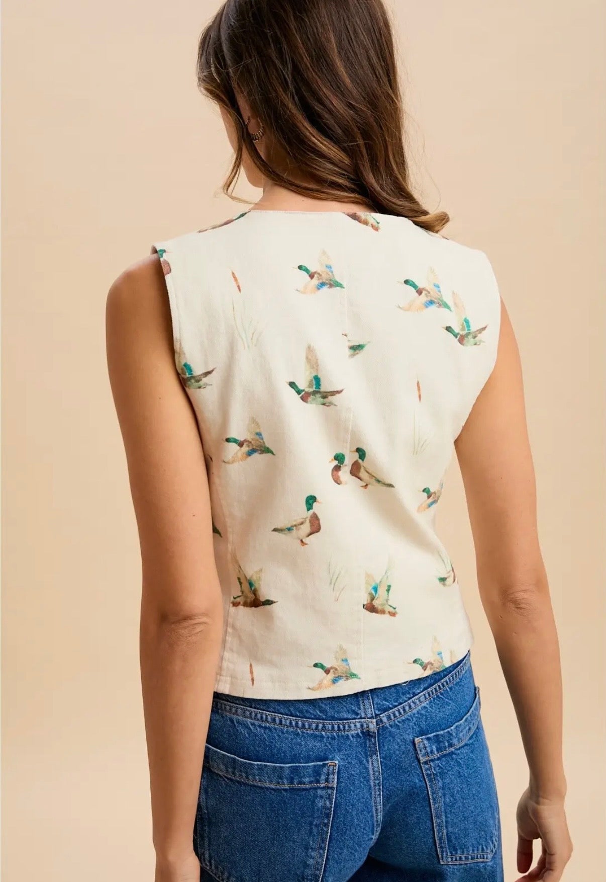 Mallard Duck Twill Vest