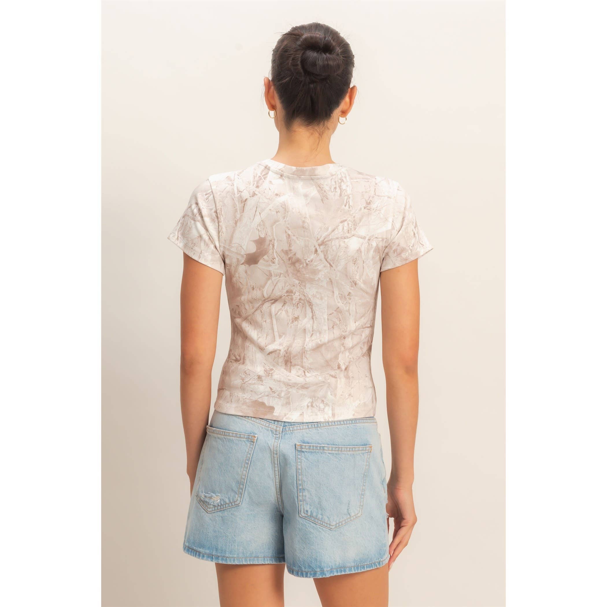 Fitted Crew Neck T-Shirt