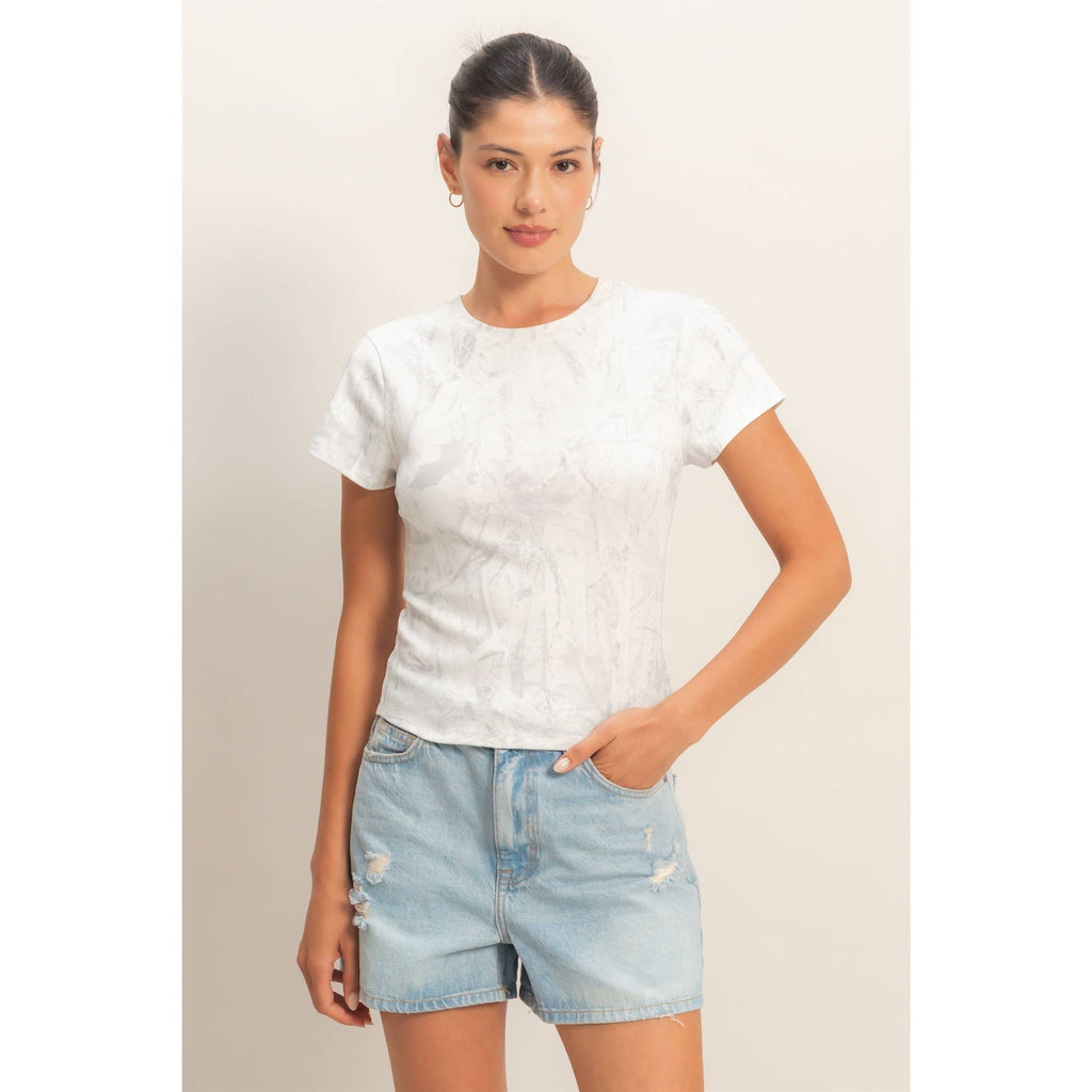 Fitted Crew Neck T-Shirt