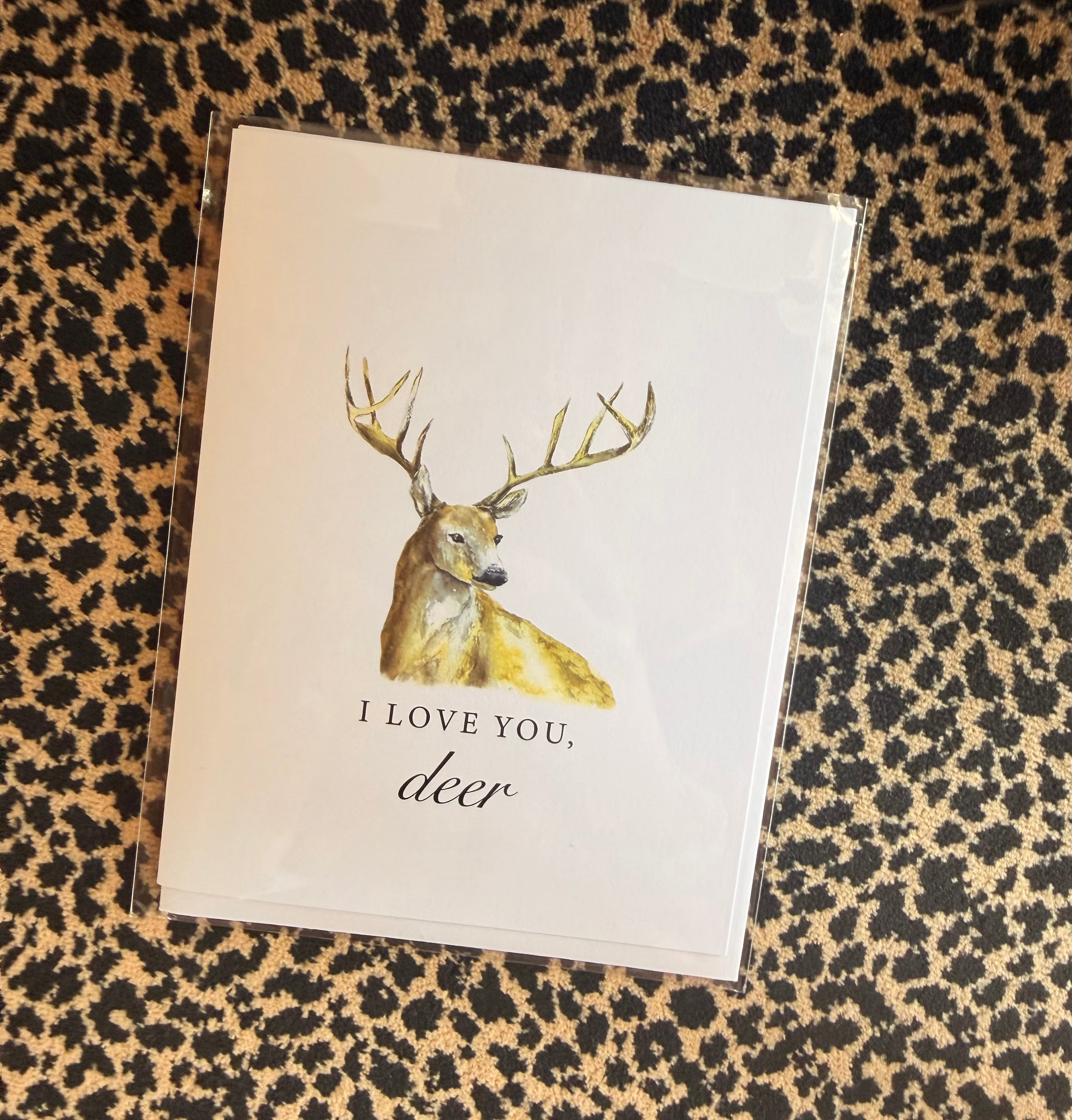 I Love You Deer Greeting Card