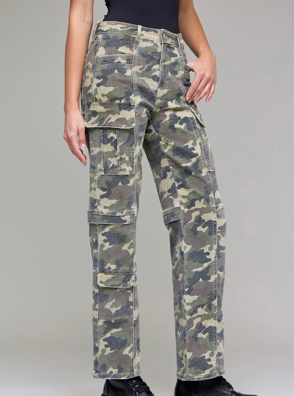 Hidden Camo Straight Leg