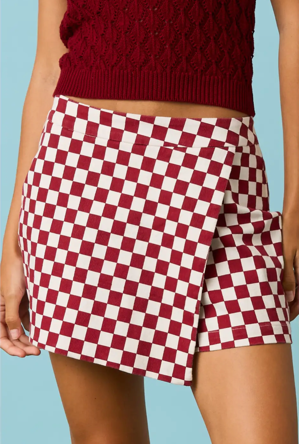 Checkered Game Day Skort