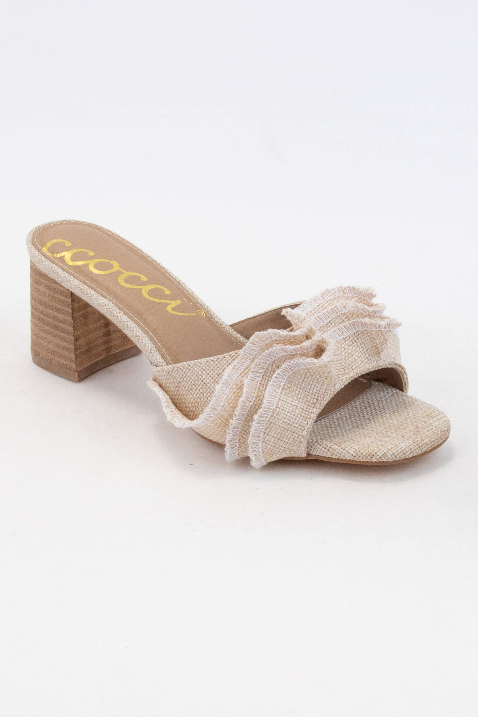 Open Toe Kitten Heel