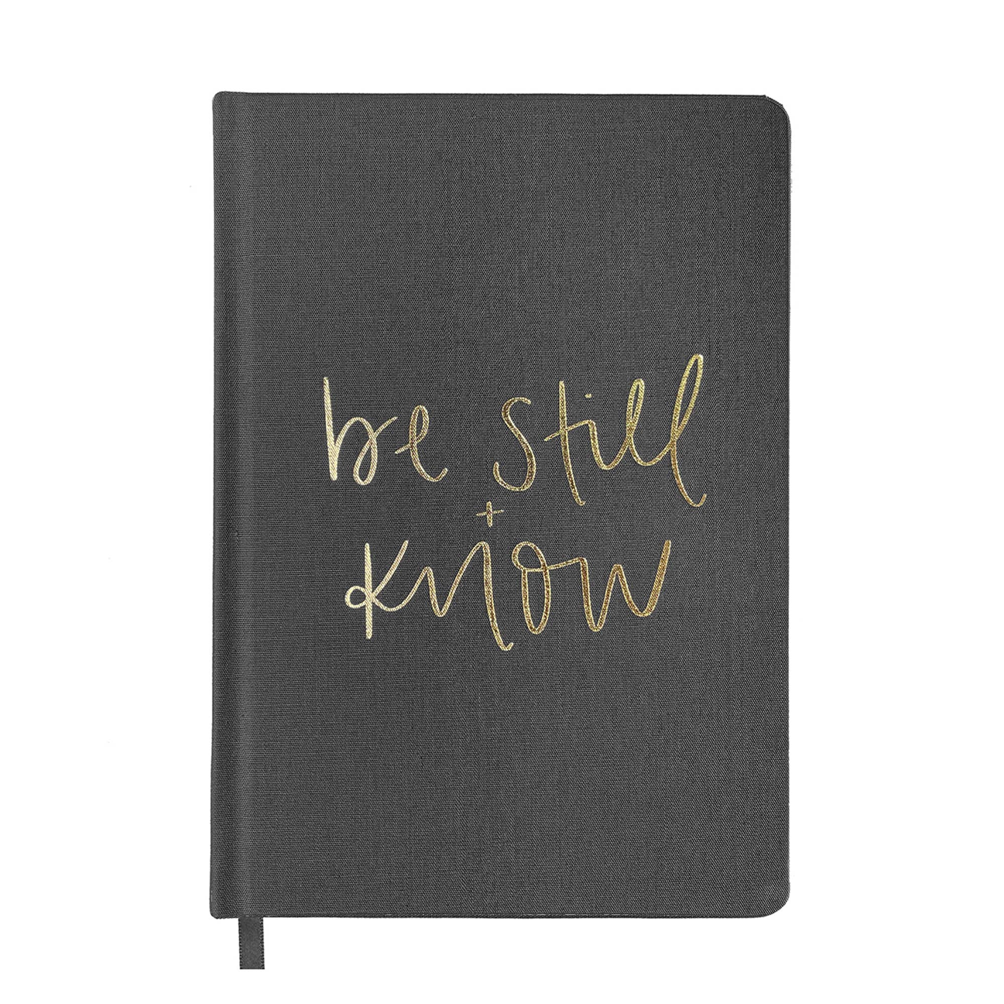 SWEET WATER Be Still and Know Fabric Journal - Home Decor & Gifts