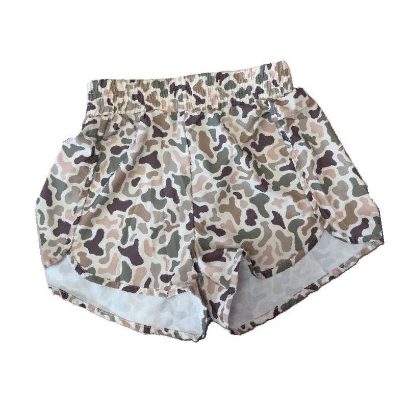 Elasticated Camouflage Digital Print Shorts