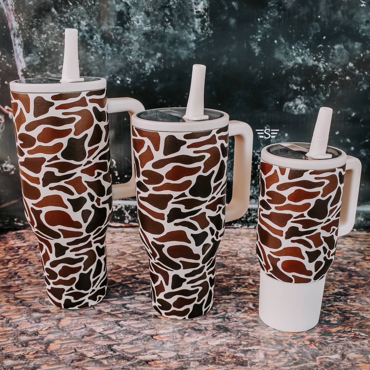 Duck Camo Flip Lid Tumbler
