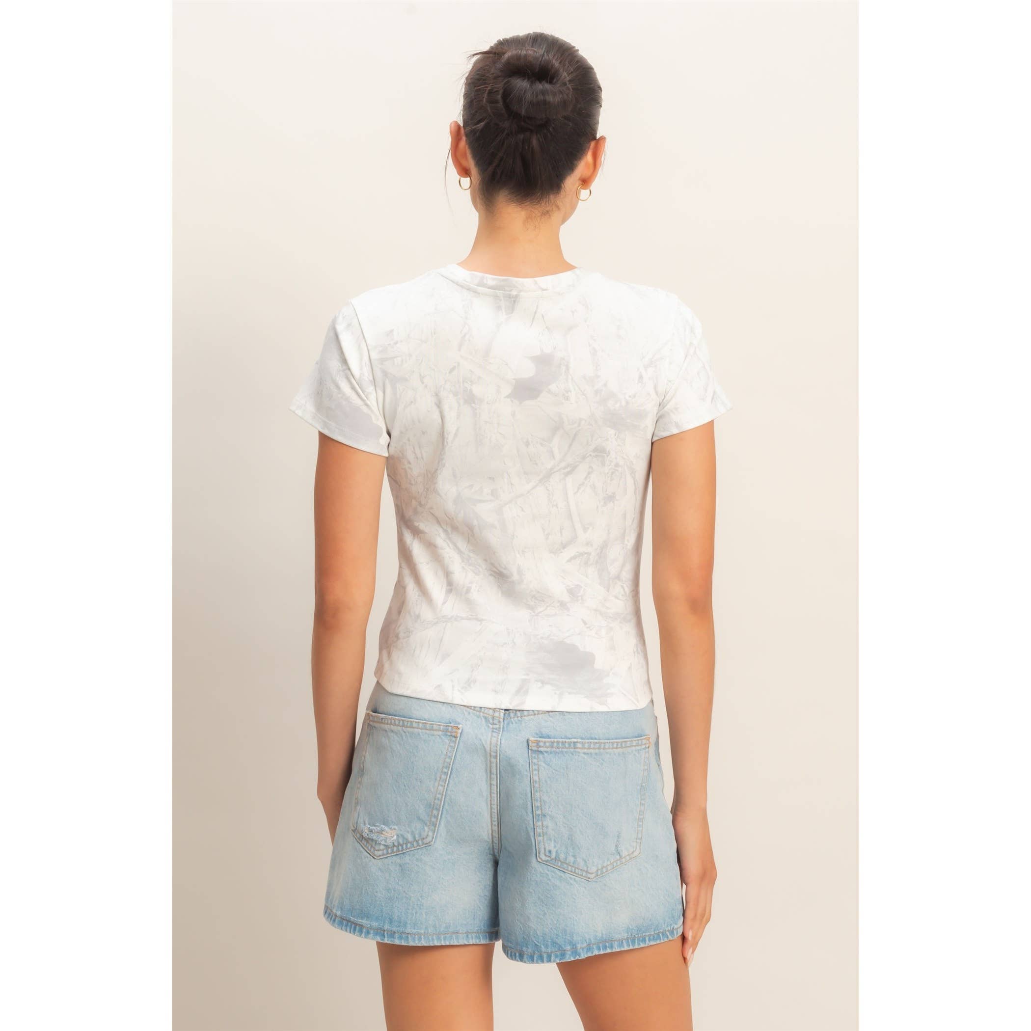 Fitted Crew Neck T-Shirt