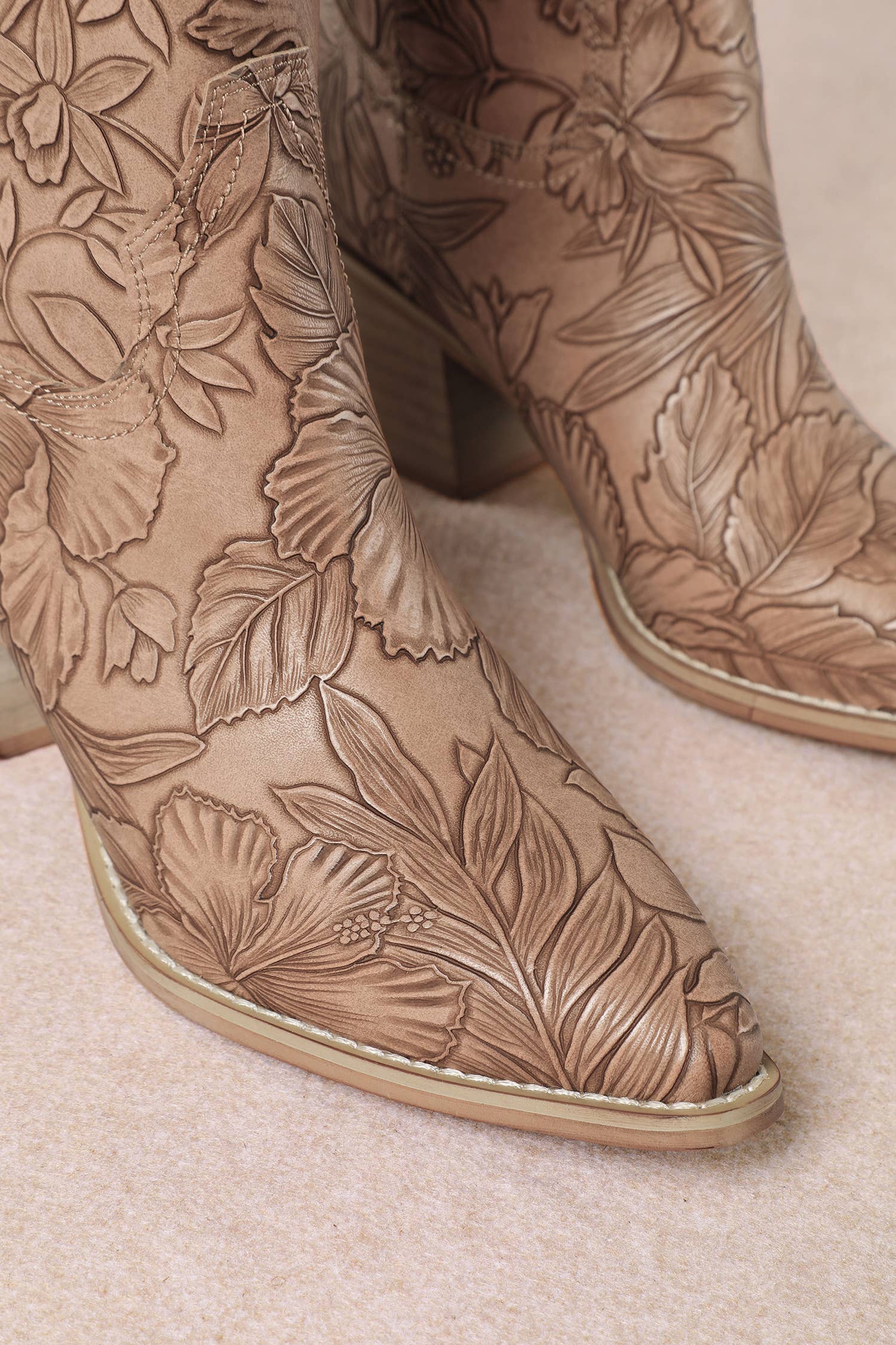 Floral Western Boot