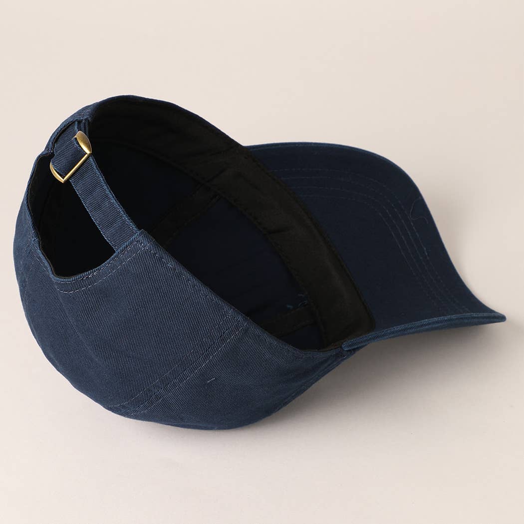 USA Letter Rhinestone Patch Baseball Cap